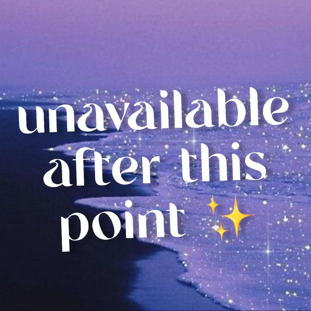 Items unavailable beyond this post